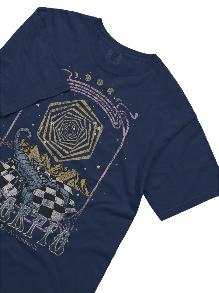 Scorpio Zodiac Shirt – Vintage Scorpion Astrology Graphic Tee (Oct 23 – Nov 21) Celestial Horoscope Design product image (12)