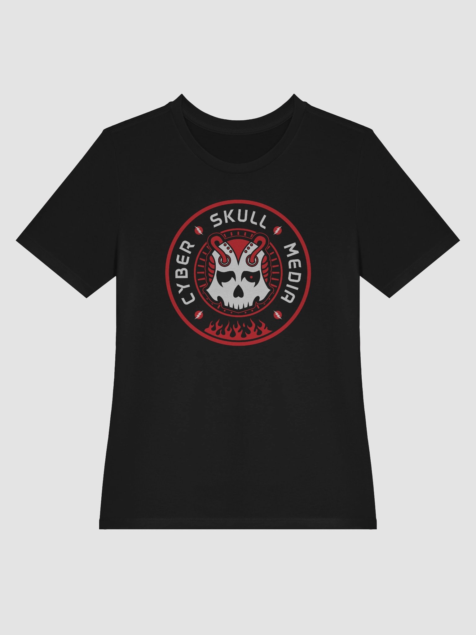 Cyber Skull Media Logo Tee (Women's Fit) product image (3)