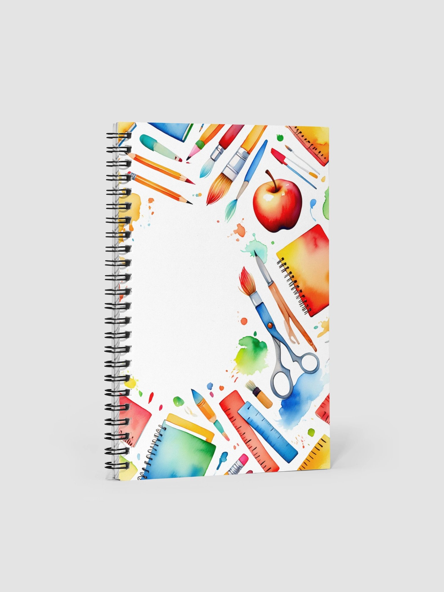 Artistic Splatter Spiral Notebook product image (1)
