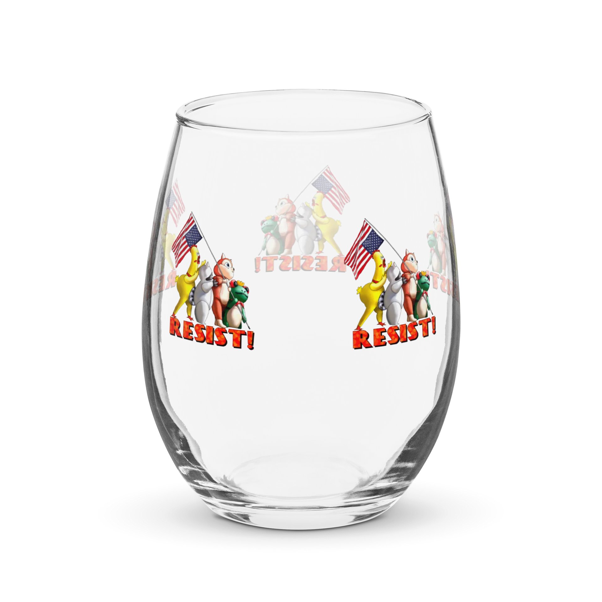Resist! Wine Glass product image (2)