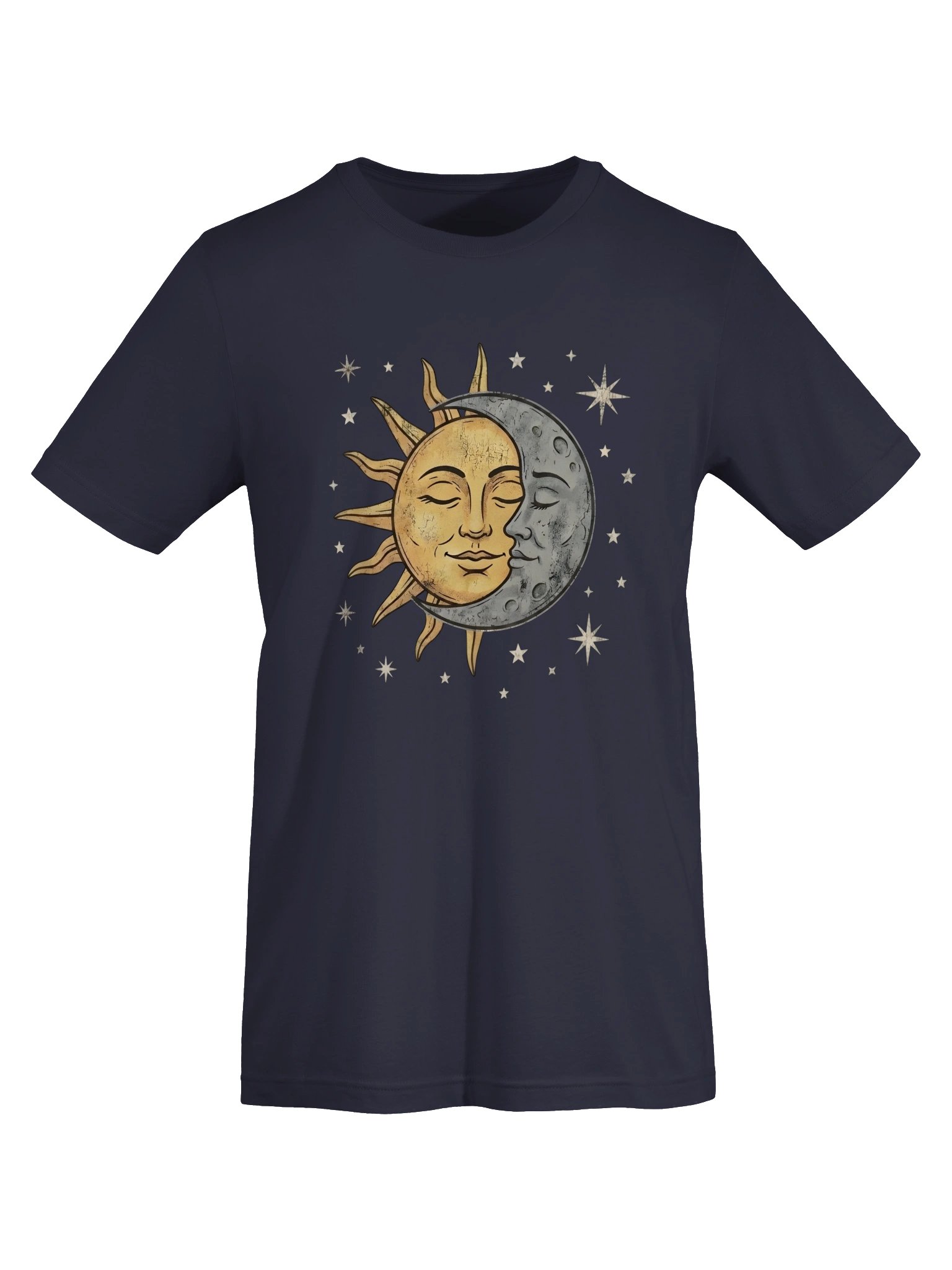 Camiseta Vintage Sol y Luna para Mujer | Camiseta Gráfica Boho Celestial product image (6)