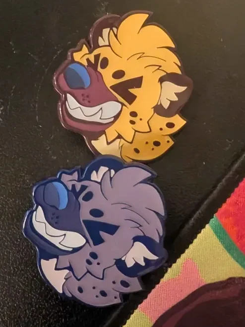 Hyena Yeen 2in Enamel Pins product image (1)
