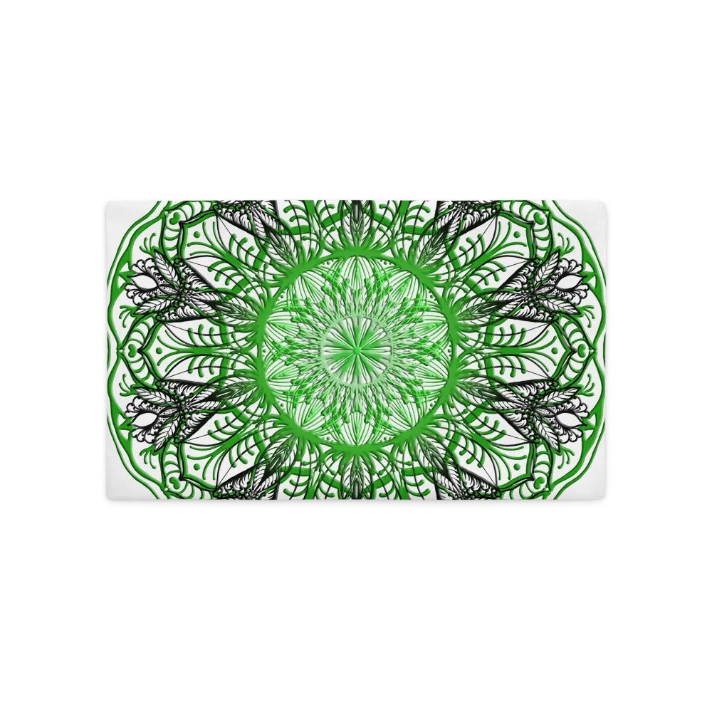 Verdant Symmetry Premium Pillow Case product image (4)