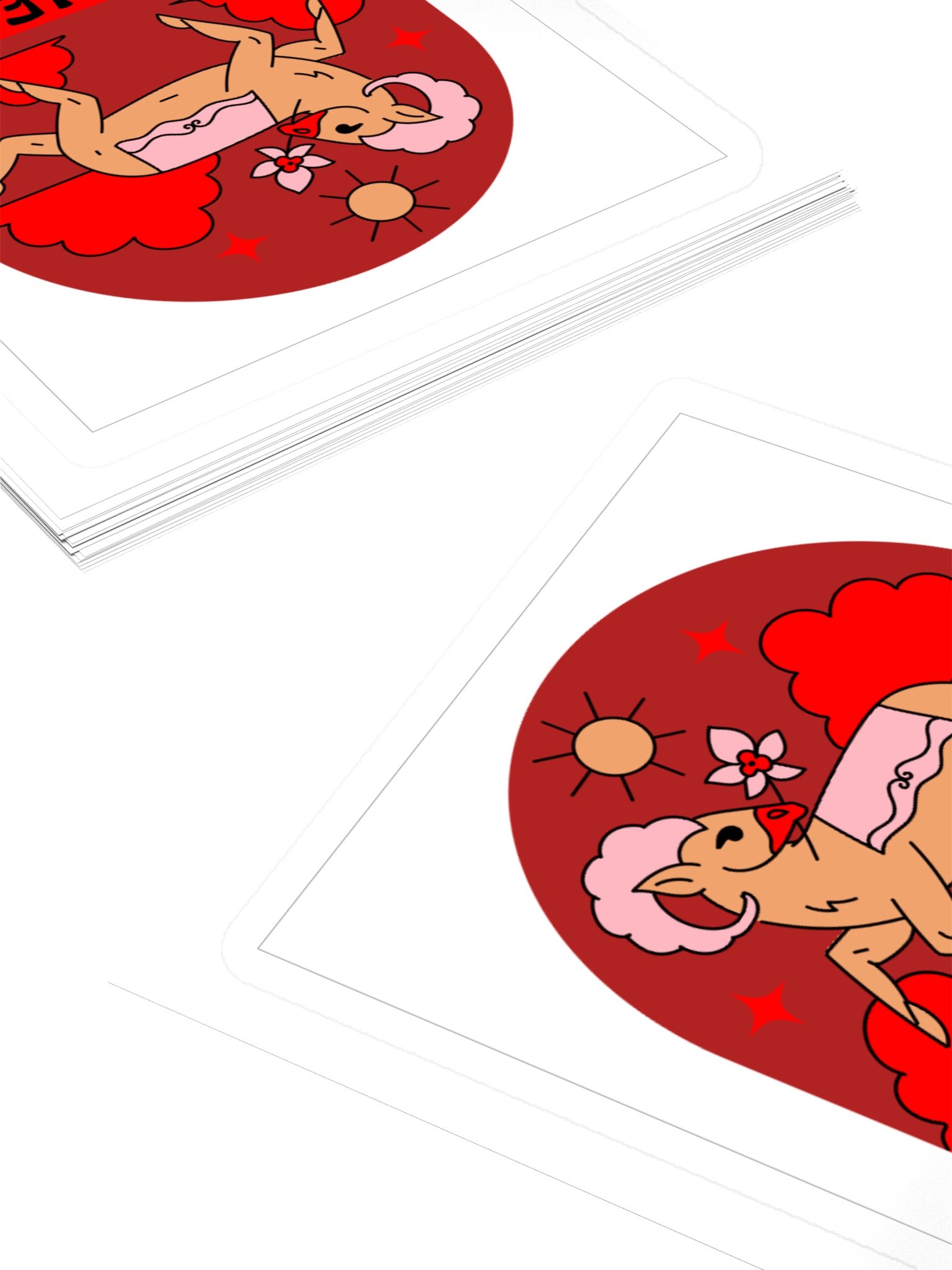 Aries Ram Zodiac Kiss Cut Sticker product image (4)