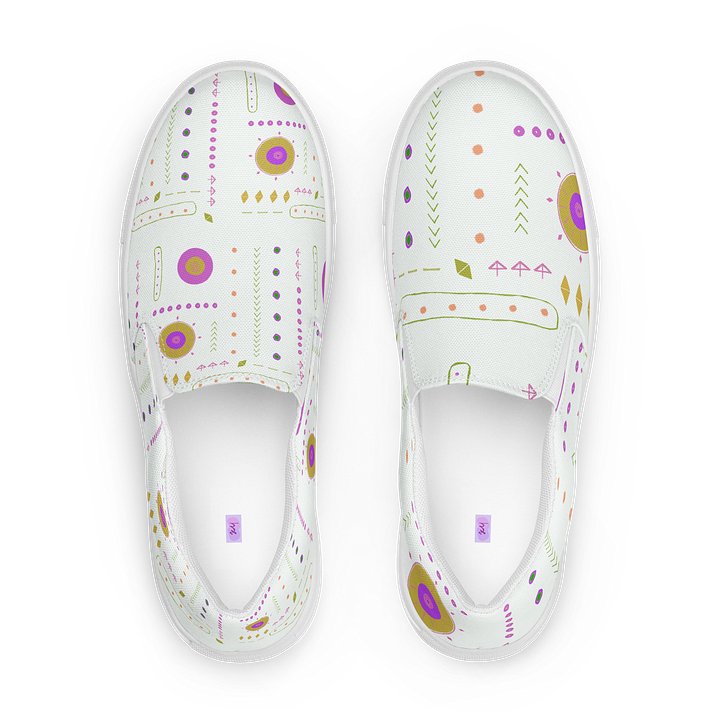 Whimsical Asymmetrical Men's Slip-On Shoes product image (1)
