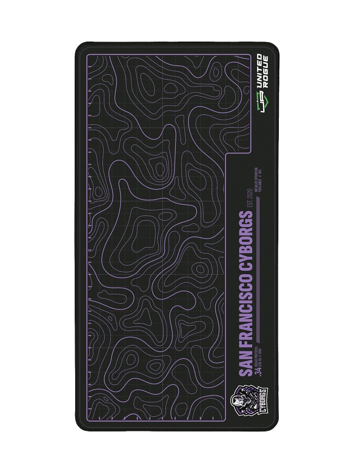 San Francisco Cyborgs Map Desk Mat product image (2)