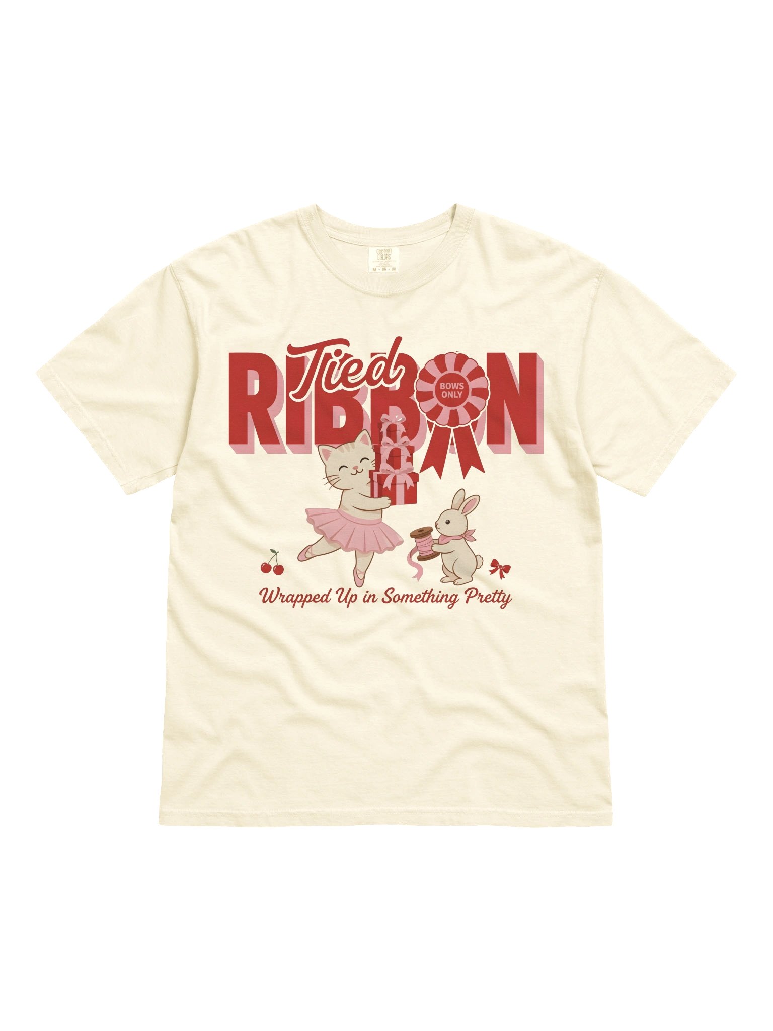 Tied Ribbon - Bows Only | Ballet Cat & Bunny Coquette T-Shirt product image (4)