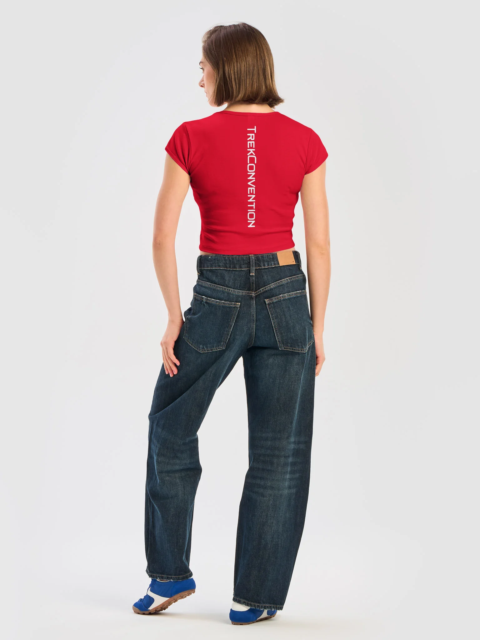 NERD RED: Baby Tee Crop Top product image (6)