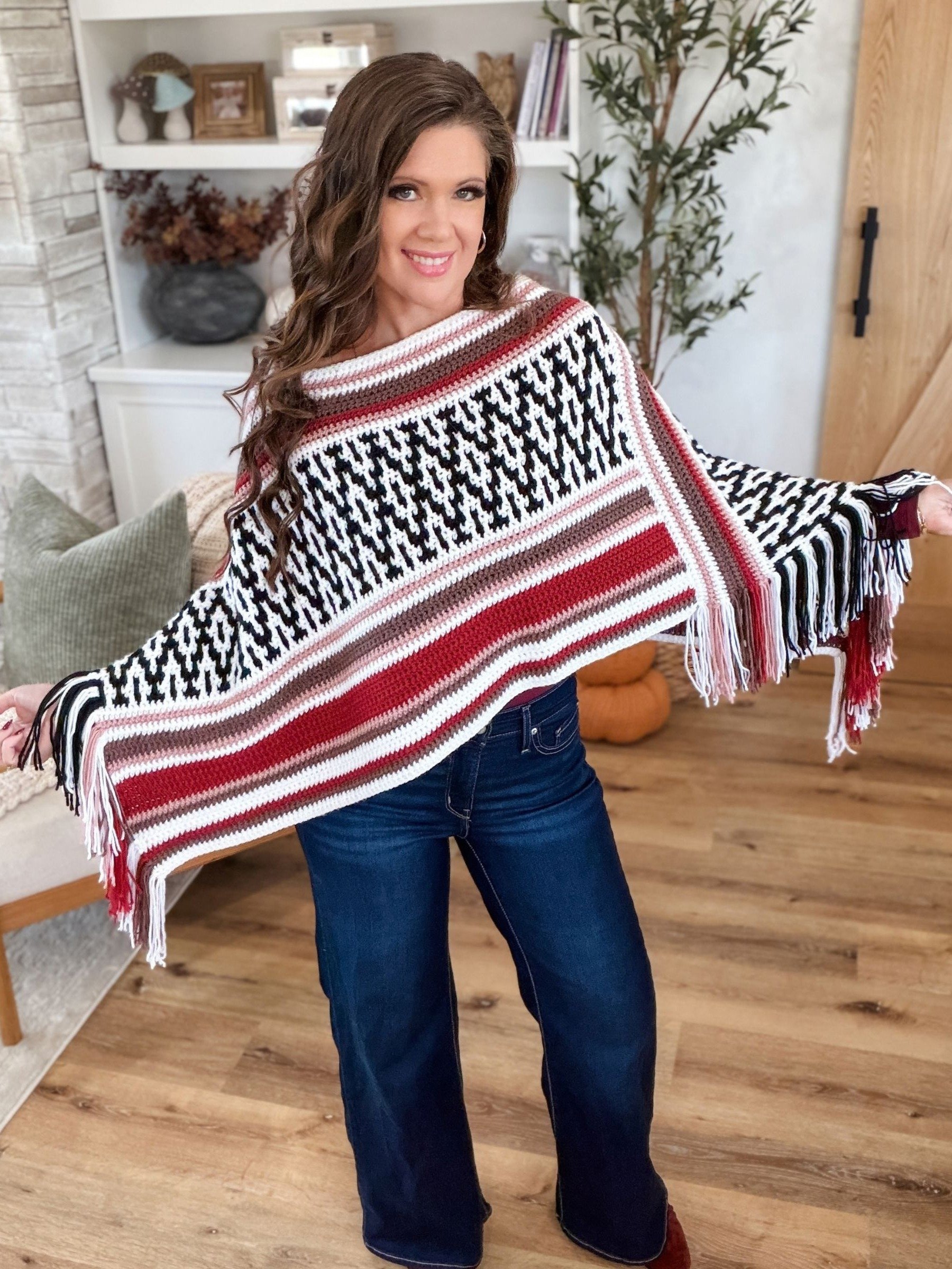 Painted Desert Poncho Crochet Pattern product image (3)