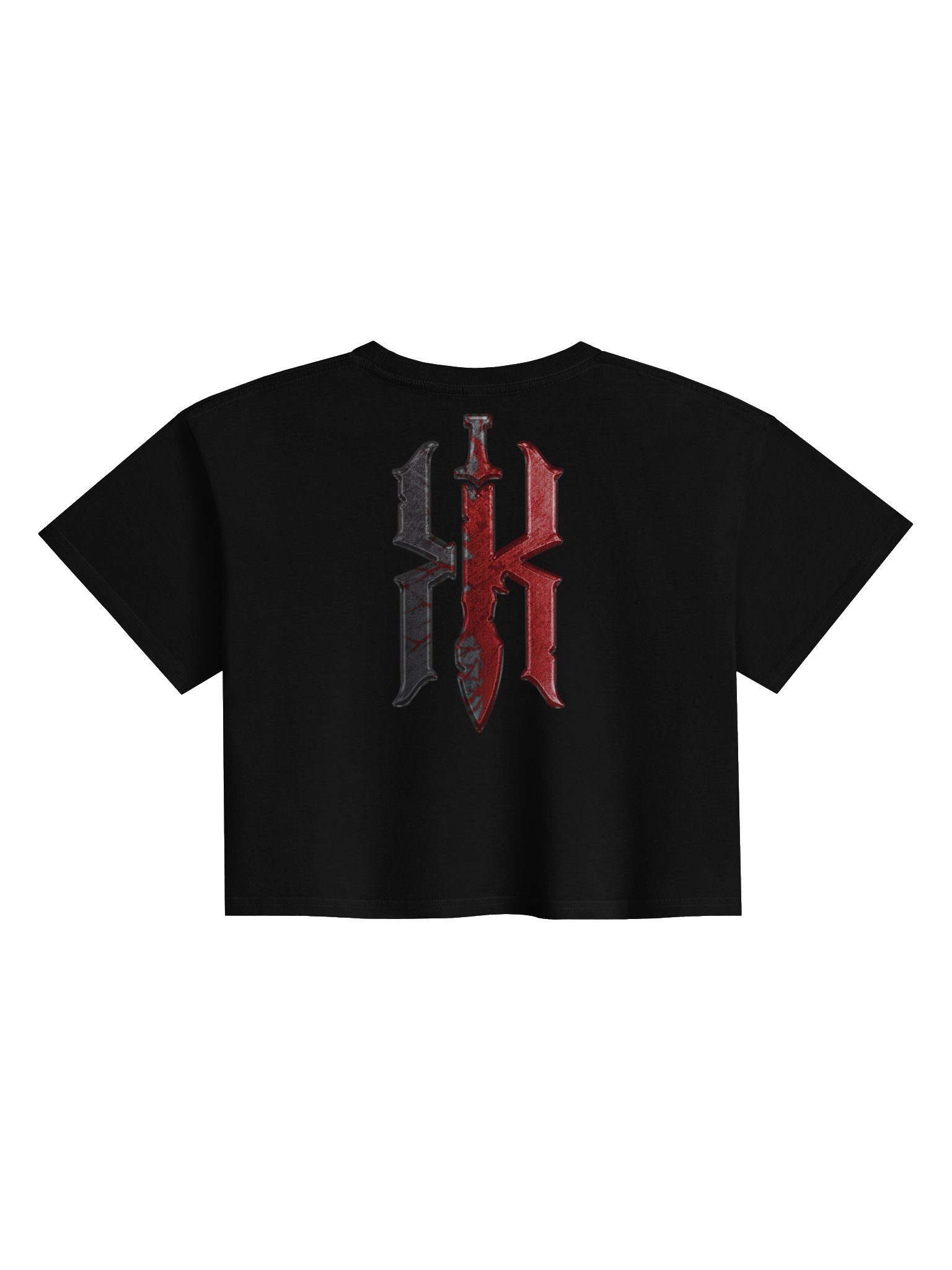 Mirrored K-Blade Logo CropTop product image (1)