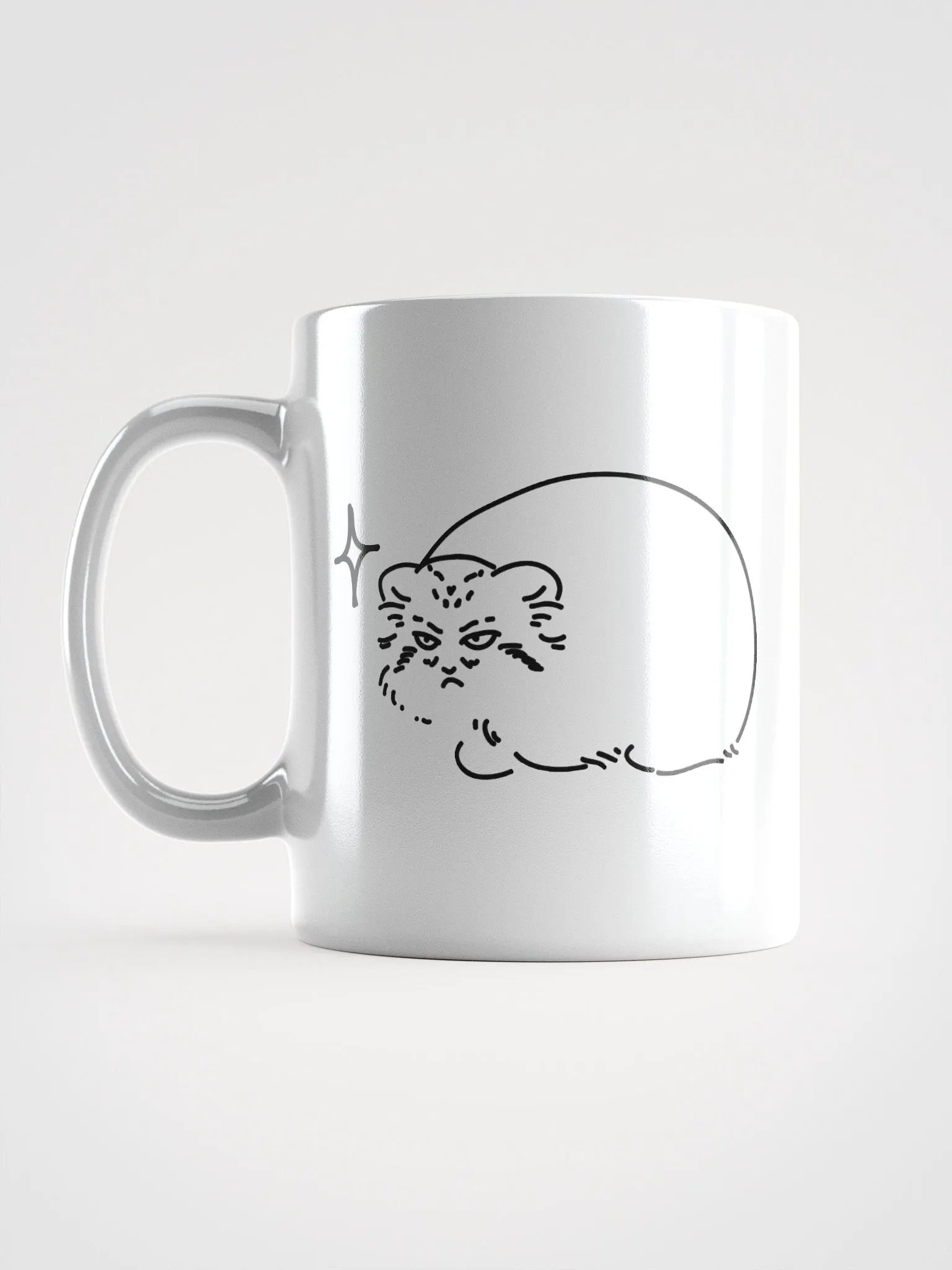 Grumpy Manul - White Mug product image (16)