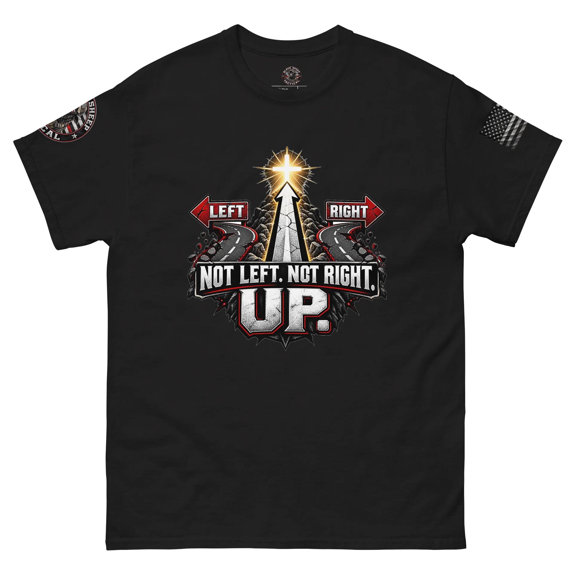 Black unisex Gildan Christian shirt product image (2)
