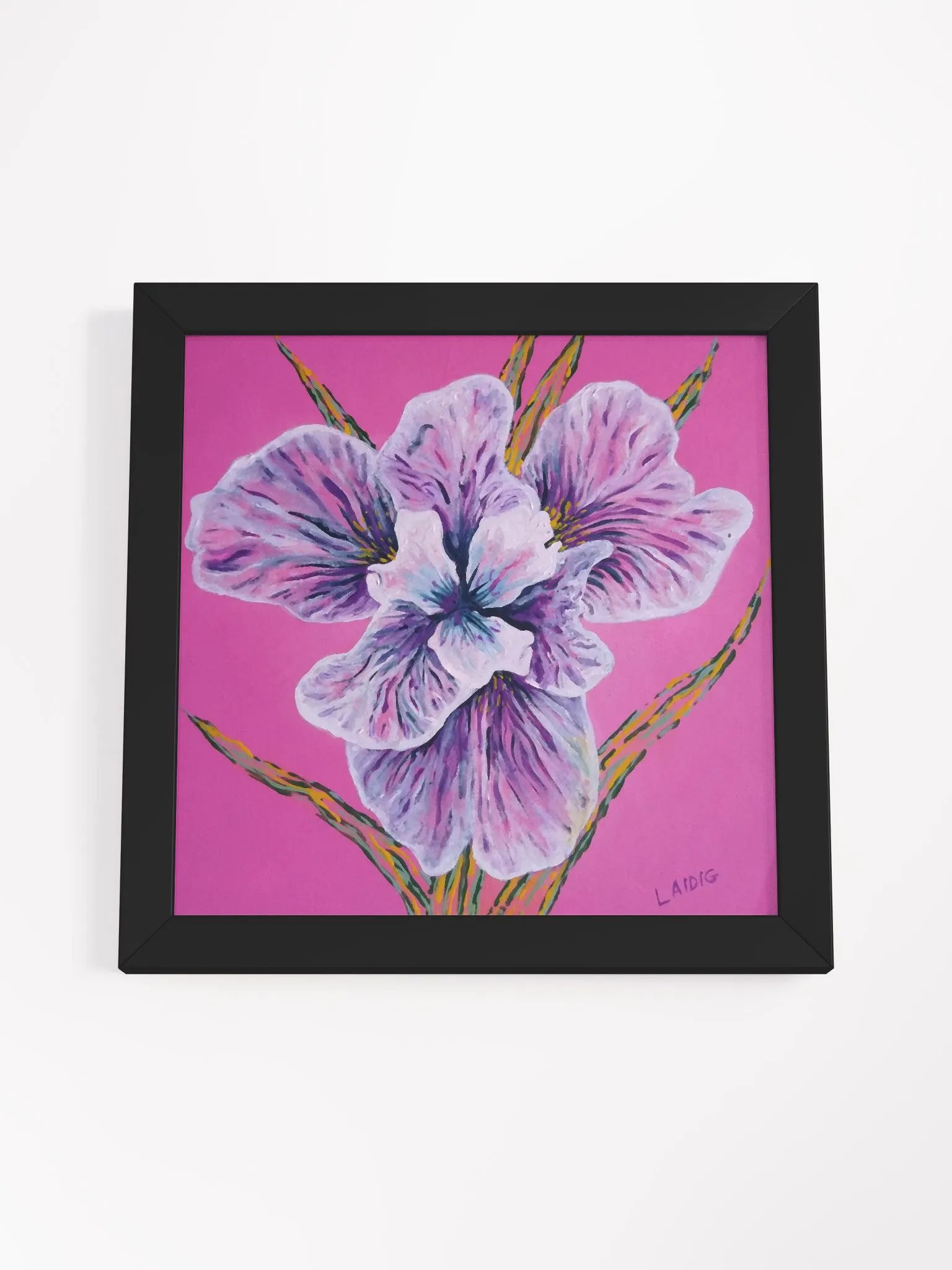 Persian Pink Remix Framed Print product image (37)
