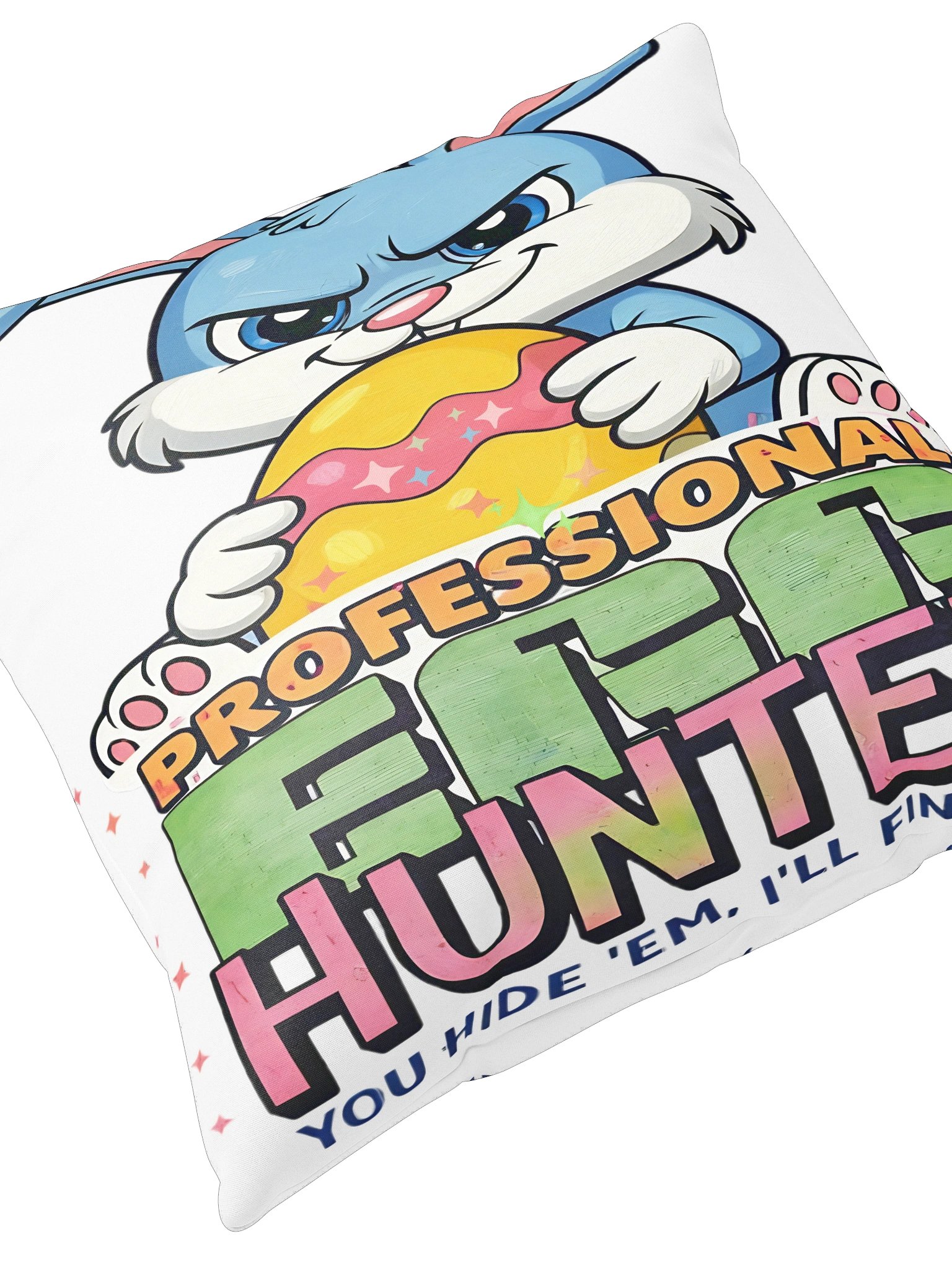 Professional Egg Hunter Easter Bunny Pillow product image (6)