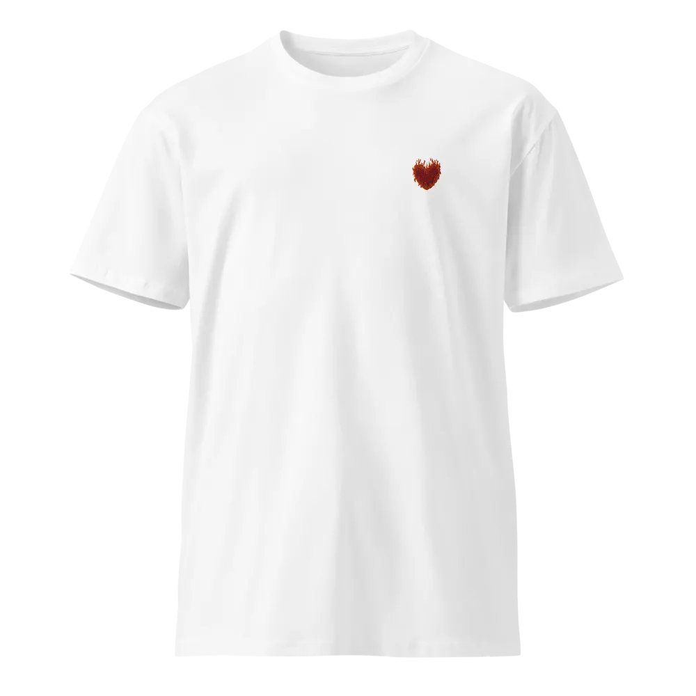SnugglesCat Flaming Heart Logo | Embroidered Tee product image (1)