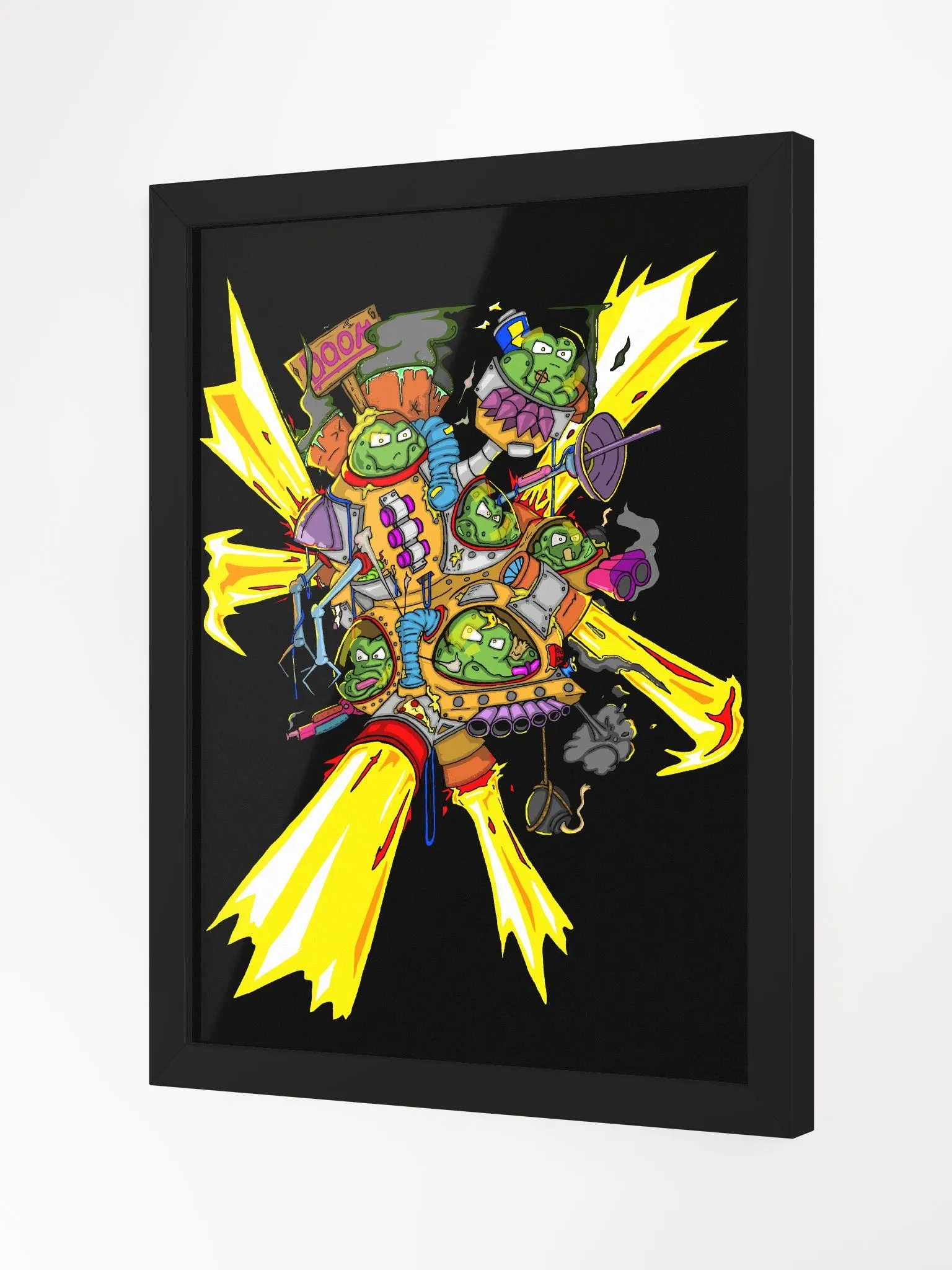 Messian Mega-Ship Framed Poster product image (2)