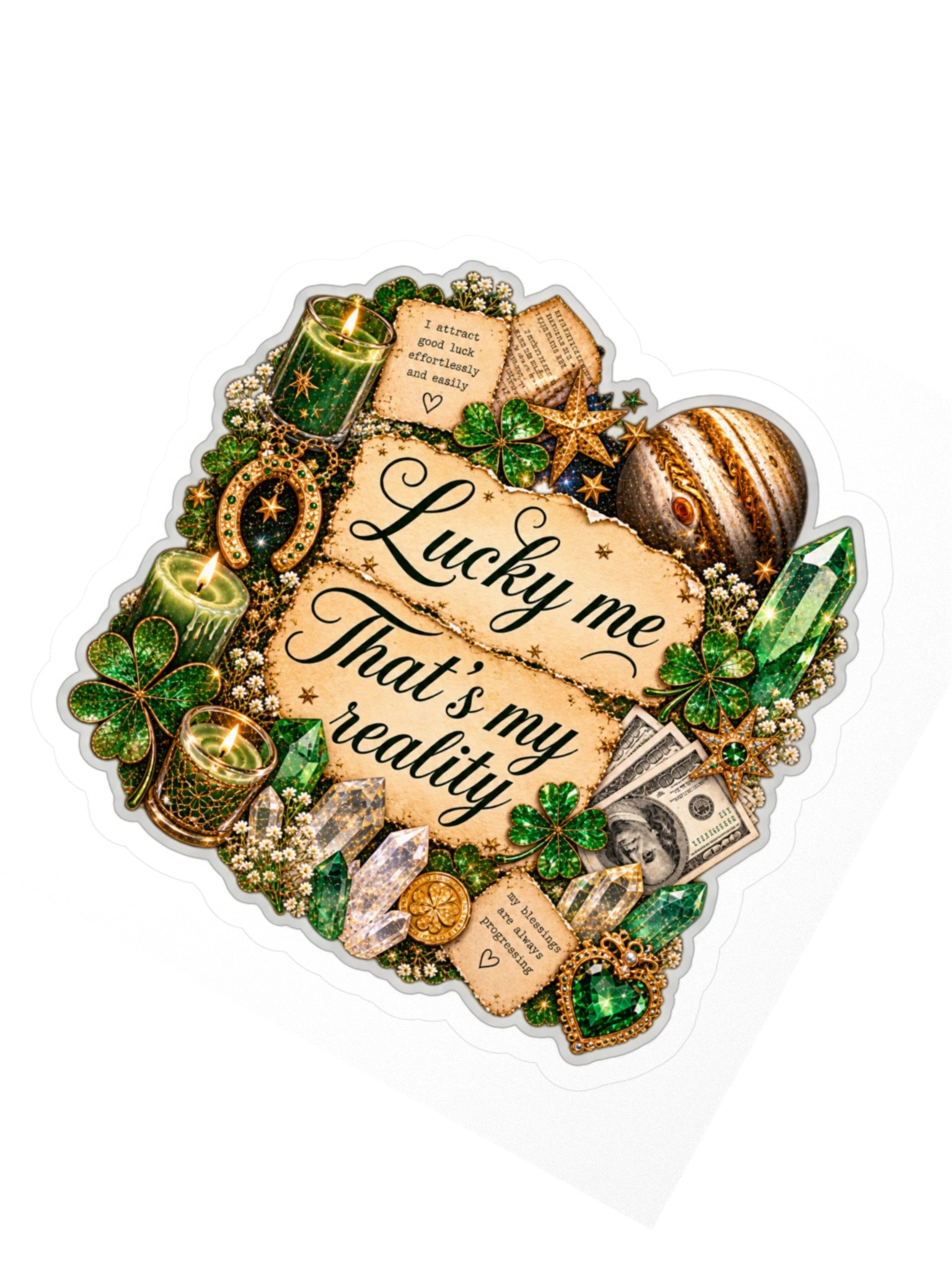 Lucky Girl Spell Sticker product image (2)