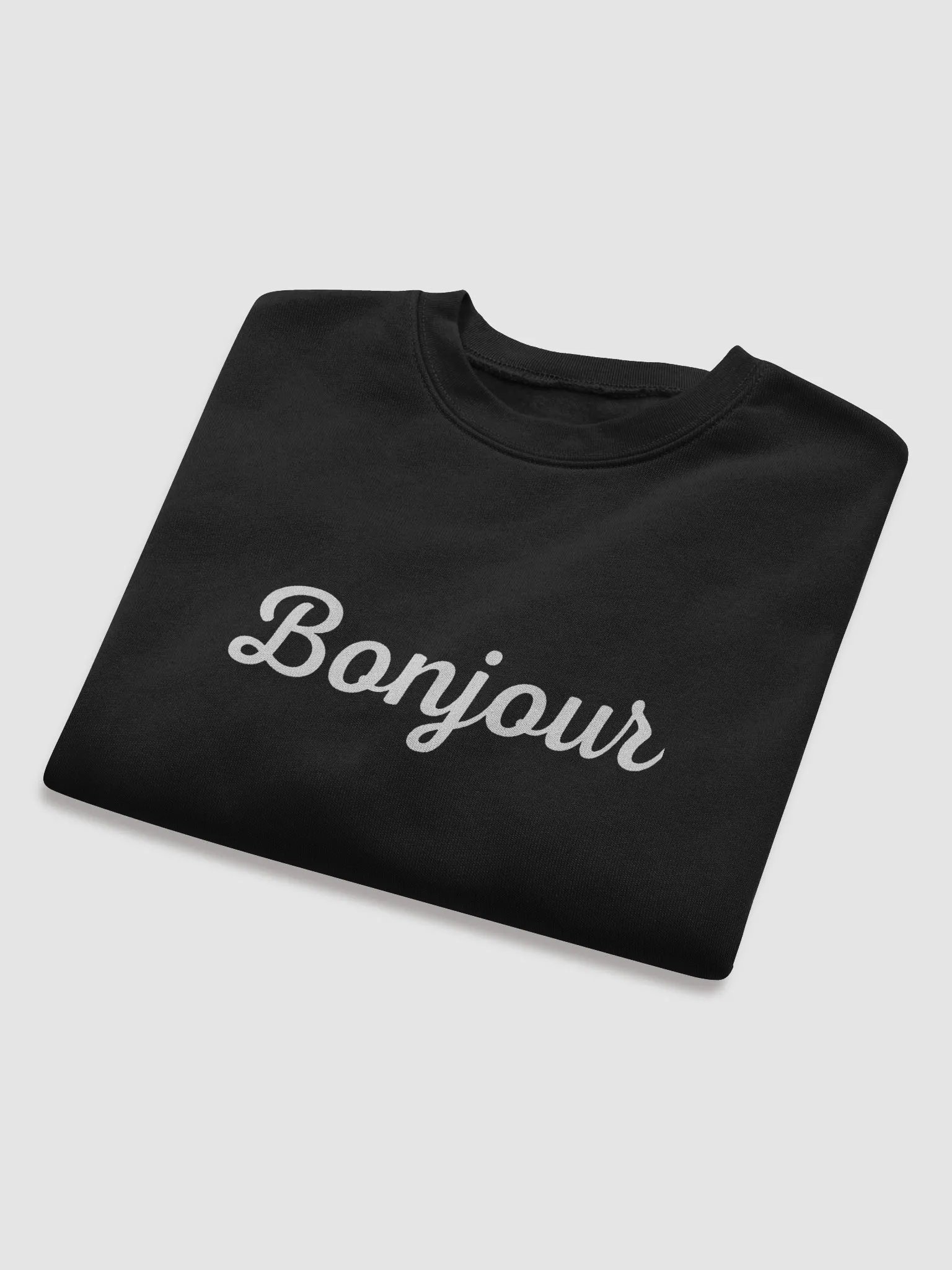 Bonjour Cropped Sweatshirt product image (8)