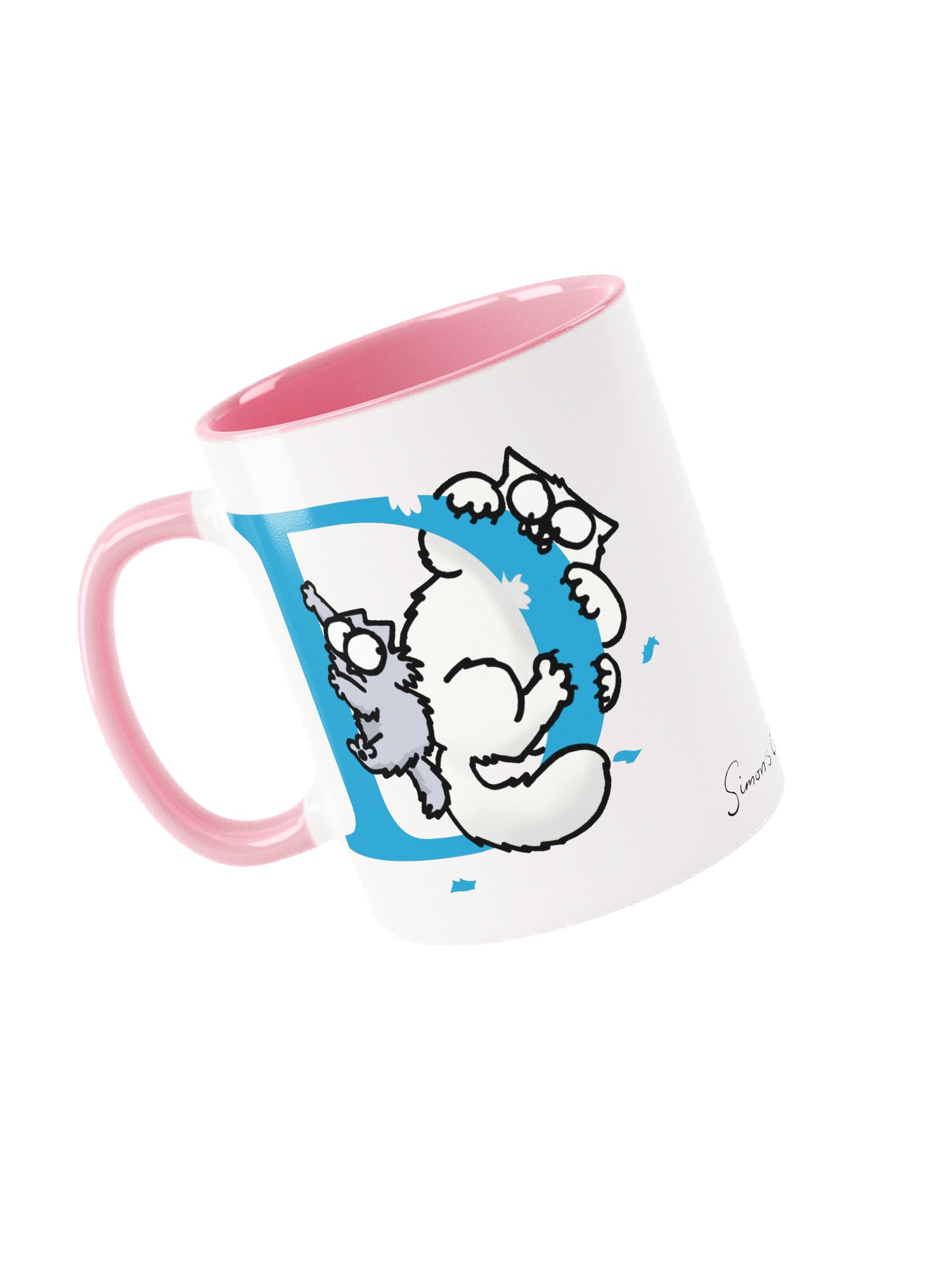 Cat Monogram Mug - D product image (3)