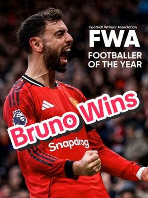 Bruno Fernandes is the 2026 FWA Footballer of the Year #manutdthereligion 