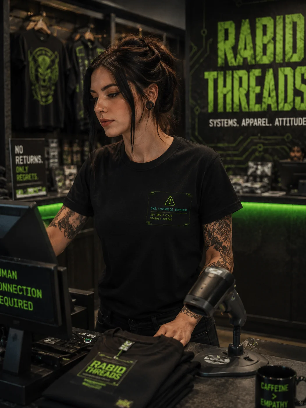 SERVICE TERMINAL // USER INTERFACE ERROR - Heavyweight Tee product image (2)