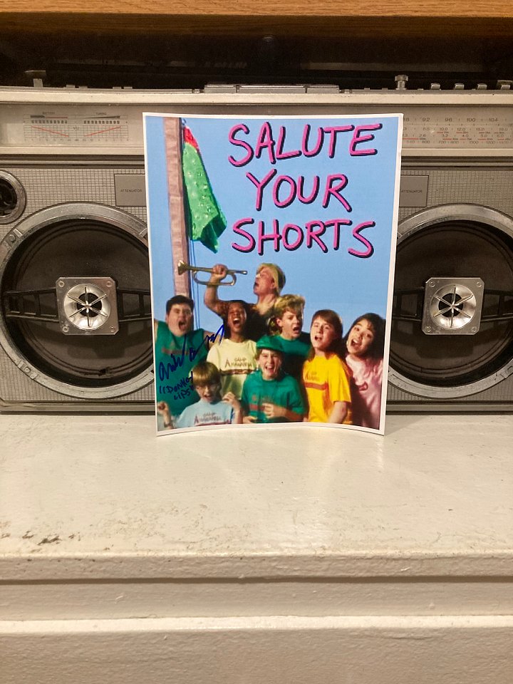 Salute Your Shorts Cast Flagpole Photo Season 1 | Donkeylips Autographed product image (2)