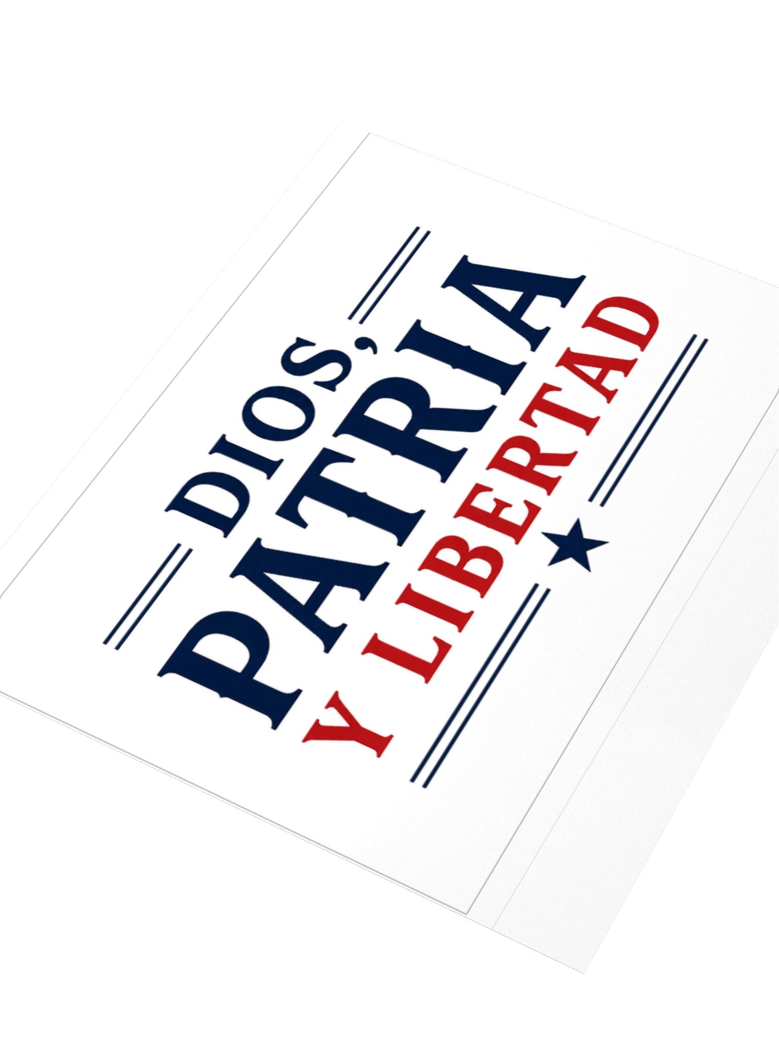 sticker Dios Patria y Libertad product image (9)