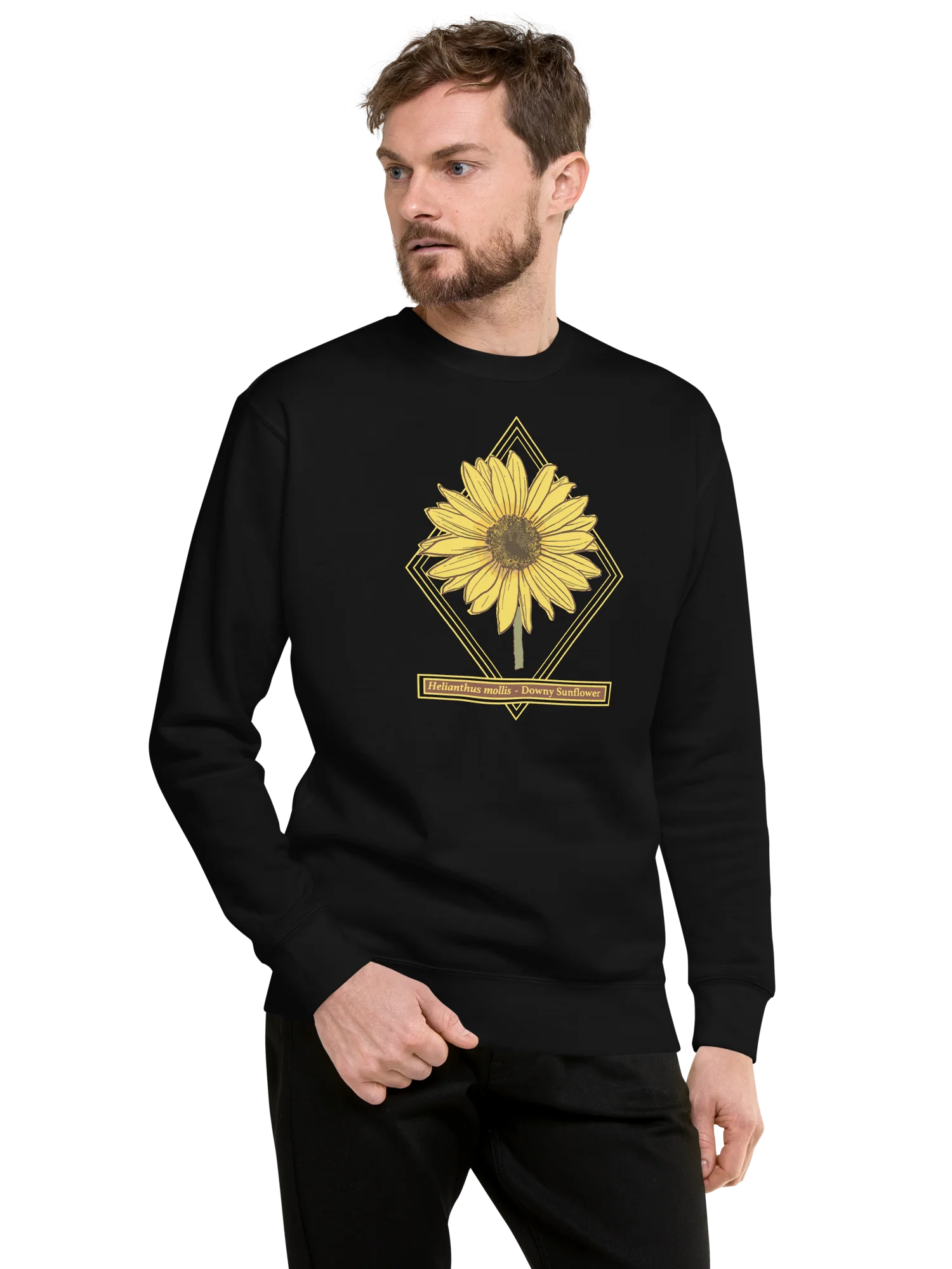 Helianthus Sunflower Unisex Crew Neck Sweatshirt product image (6)