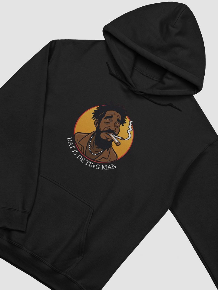 Dat is de Ting Man Smoking Weed Funny Hoodie product image (2)
