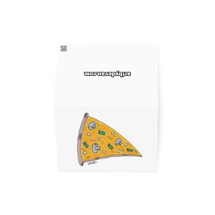 Pizza Pick Up Line Card: Veggie product image (2)