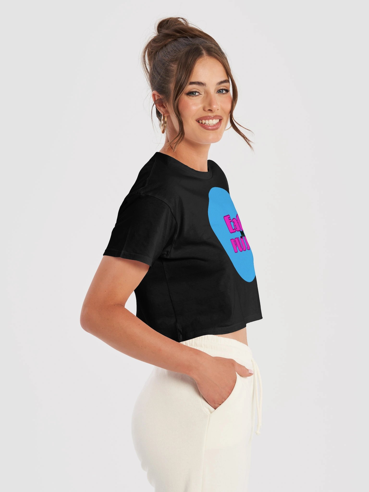 Eat P*ssy Circle Crop Top product image (5)