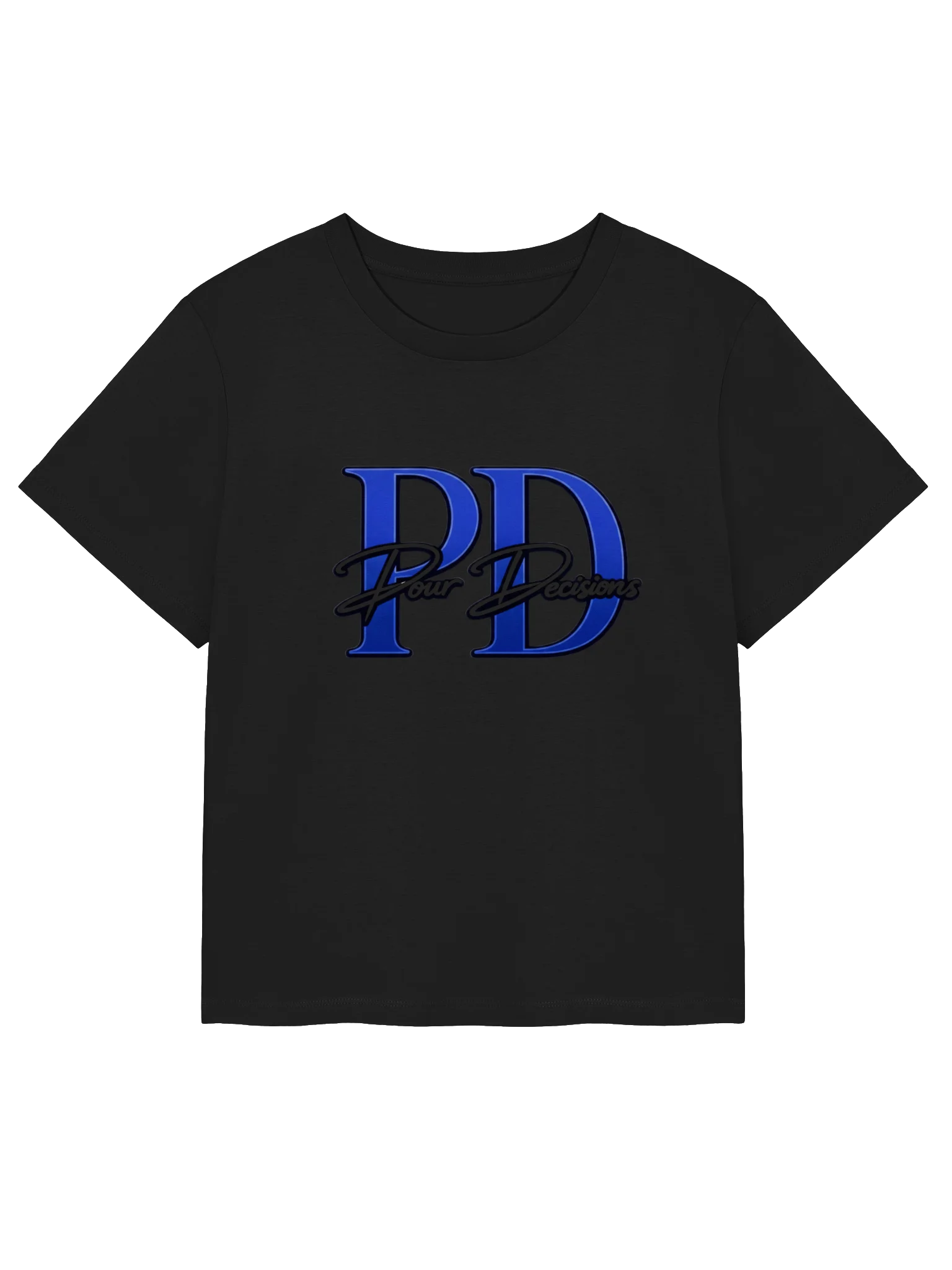 PD Blue Monogram Women’s T-Shirt product image (4)