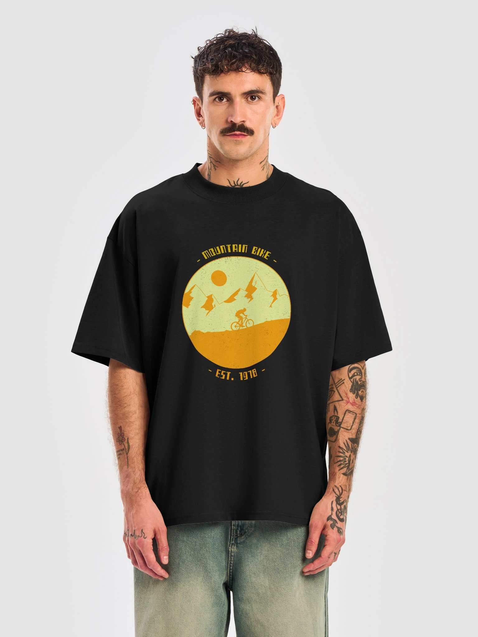 Vintage Mountain Bike Retro Adventure Graphic T-Shirt - Outdoor Cycling Apparel product image (25)