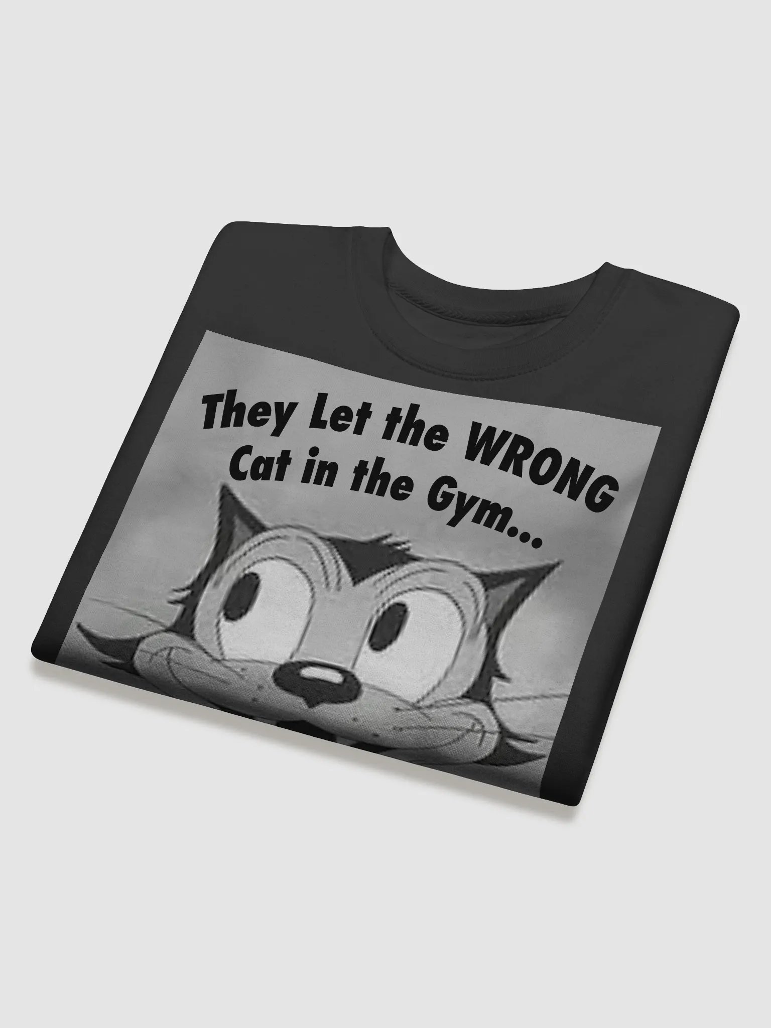 Wrong Cat in the Gym Long-sleeve product image (4)