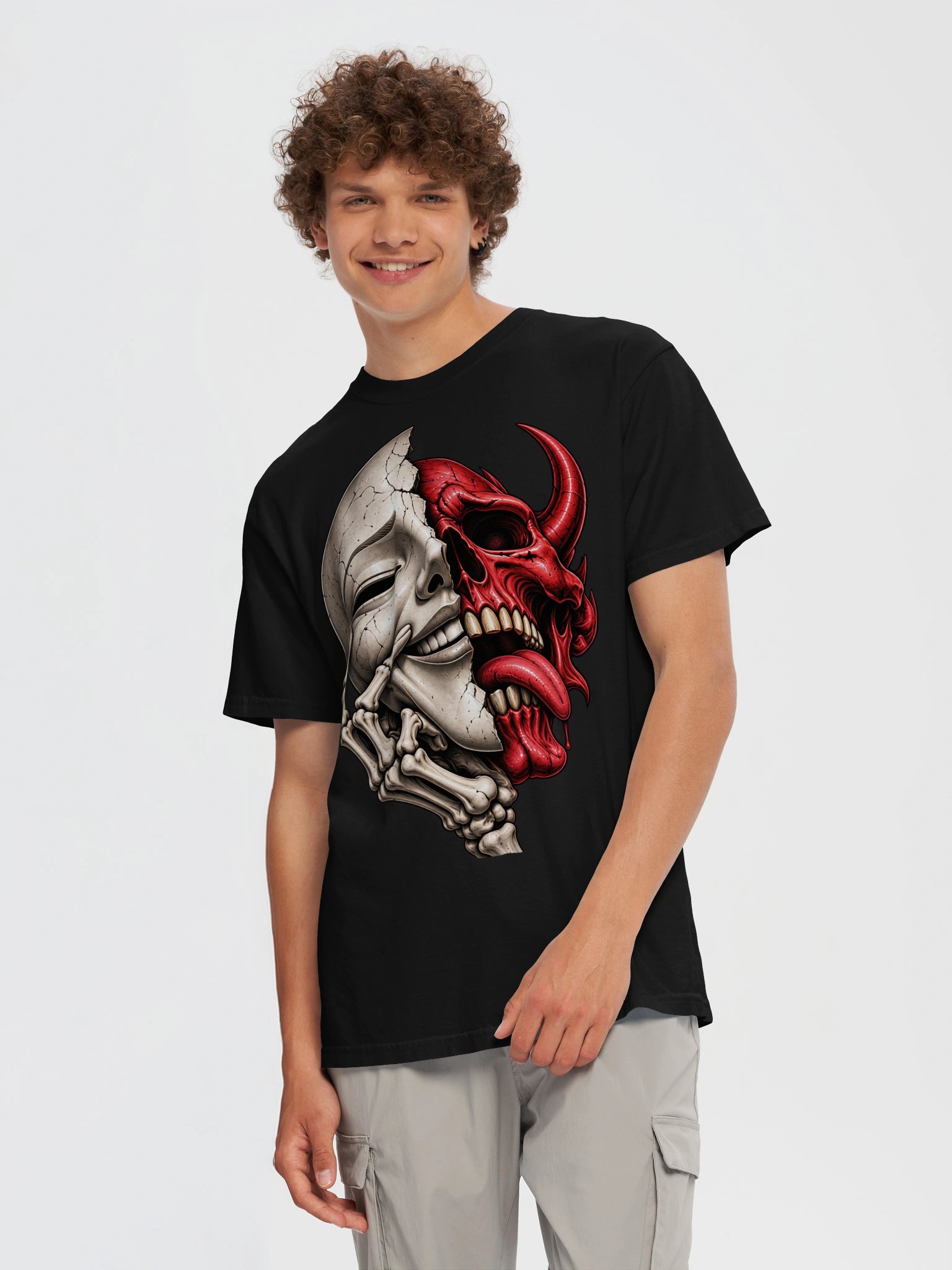 Two Faces of Hell — Demon Skull T-Shirt product image (115)