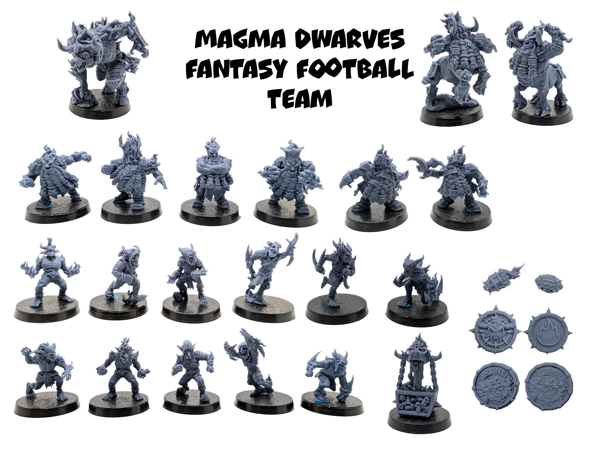 Magma Dwarves Fantasy Football Team - UGNI Miniatures product image (1)