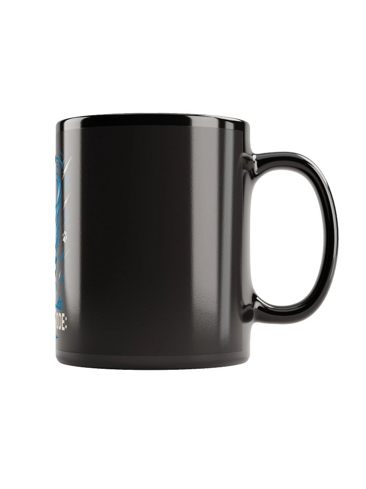 Tornado Pup Black Glossy Mug product image (1)