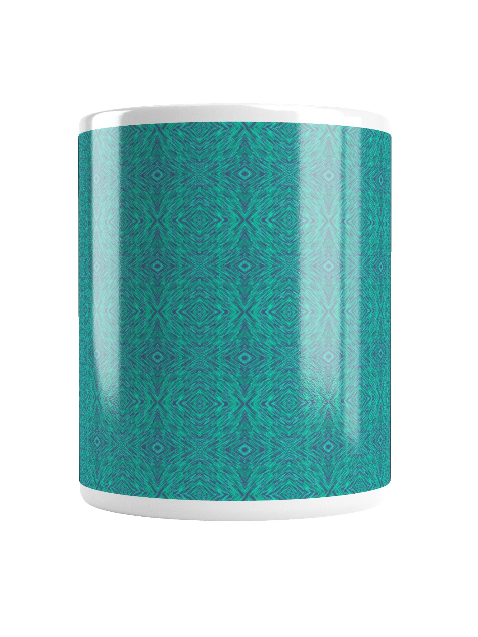 Moss Frost – White Glossy Mug product image (3)