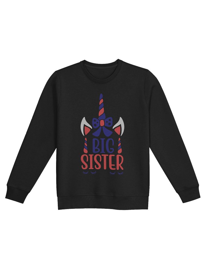 Big Sister Unicorn Organic Sweatshirt product image (3)