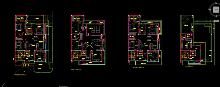 Sketchup House Modeling AutoCAD File with Complete 3D Model product image (2)