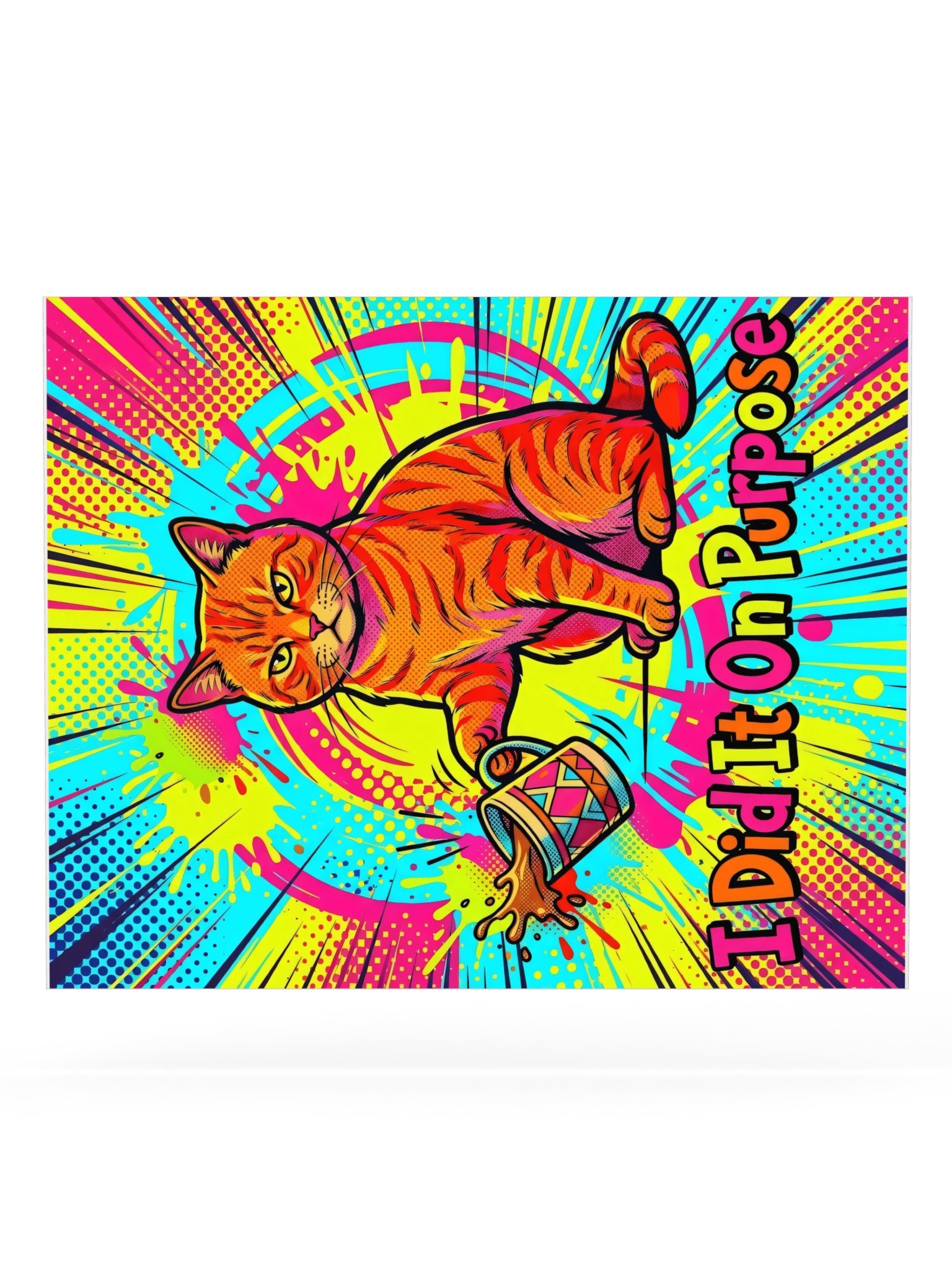 On Purpose Cat Poster product image (20)