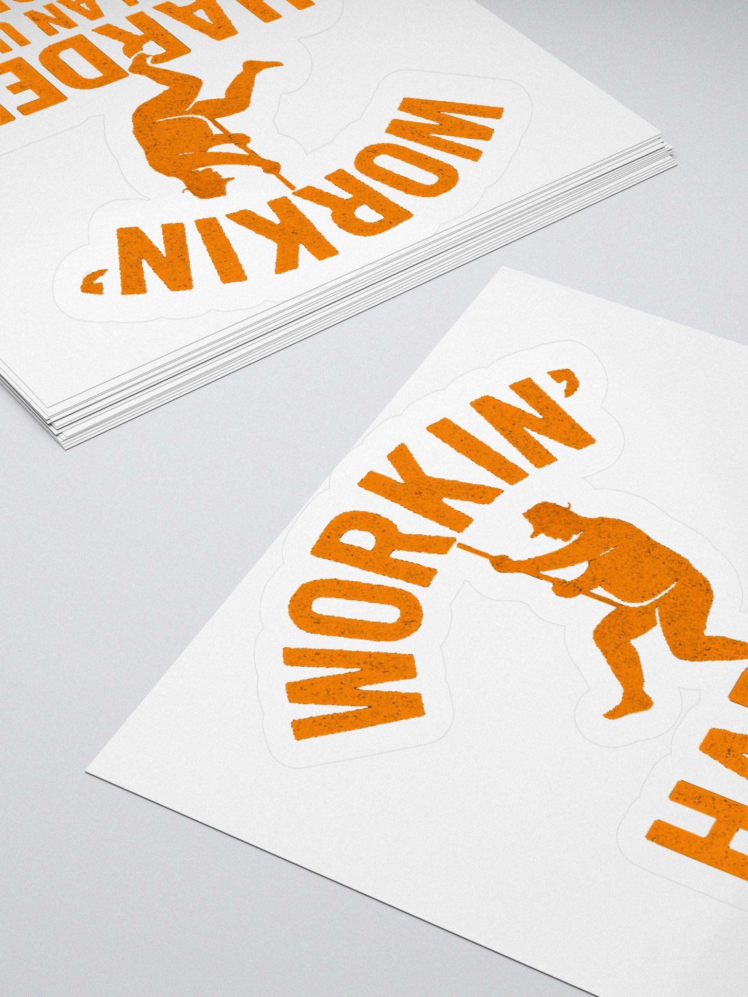 Workin' Harder Than An Ugly Stripper Sticker product image (12)