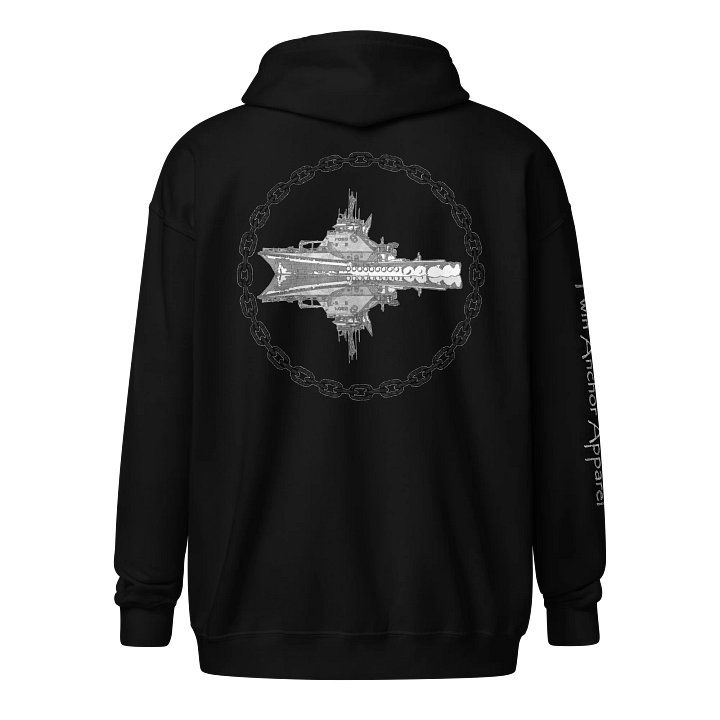 Endless Chain - Tug Garth Foss & Reflection – Maritime Heritage | Twin Anchor Apparel Fog Harbor Line product image (1)