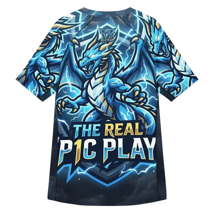 TheRealEp1cPlays All over Print mens Recycled Short Sleeve Rash Guard product image (2)