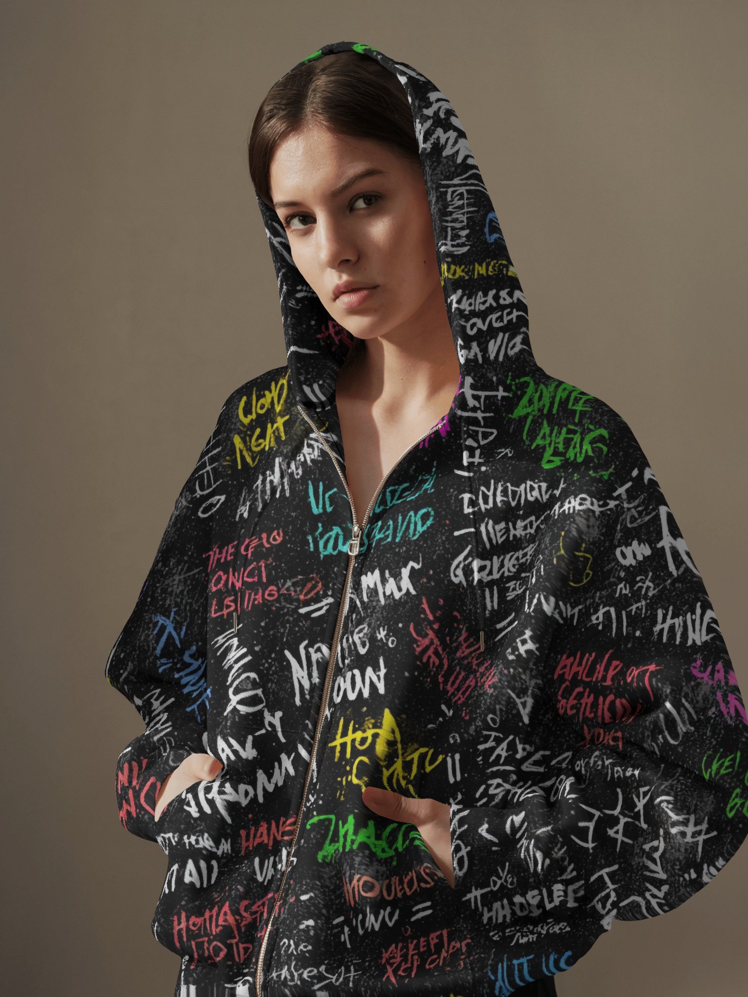 PSYCHO – Thought Loop – Zip Hoodie product image (1)