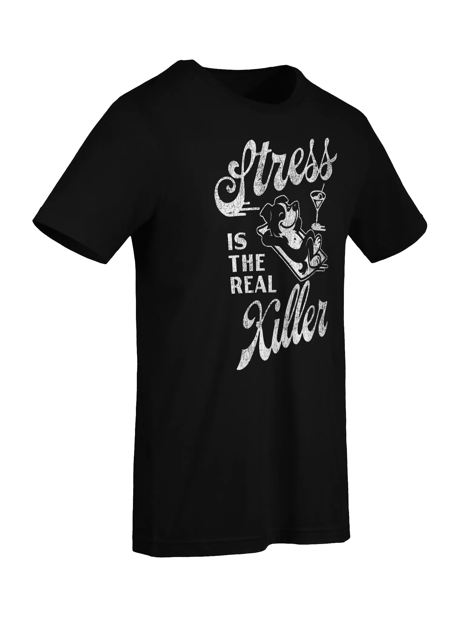 Stress Is the Real Killer – Border Collie Chill Tee product image (4)