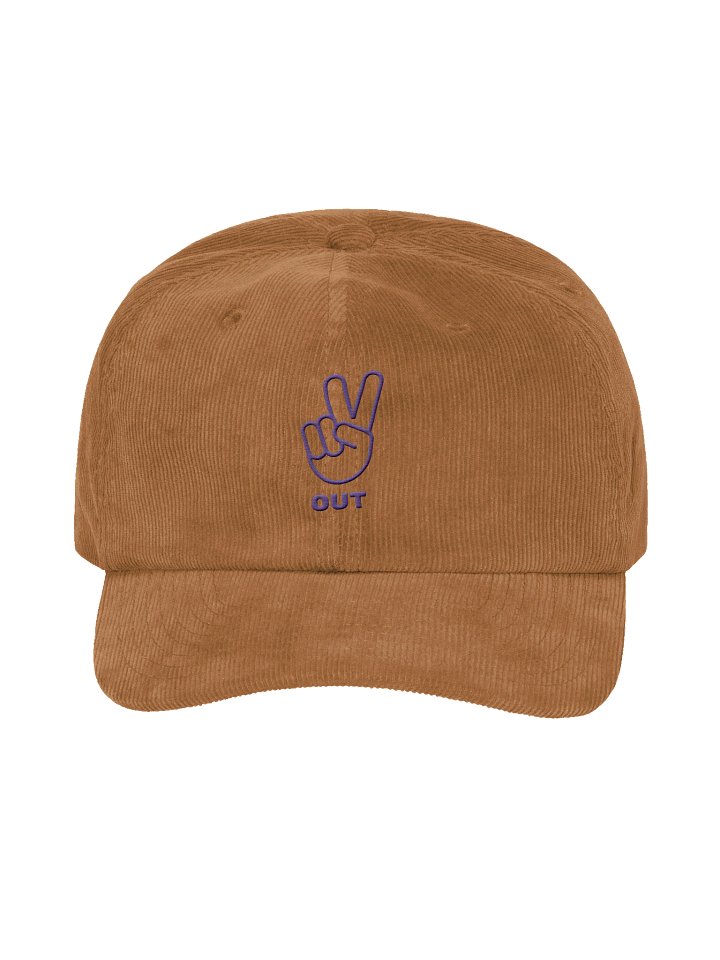 Peace Out Baseball Hat (Corduroy) product image (1)