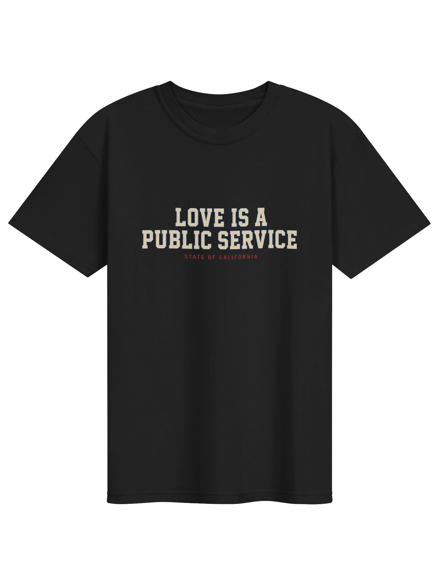 Love Is A Public Service Tee - California State Worker product image (1)