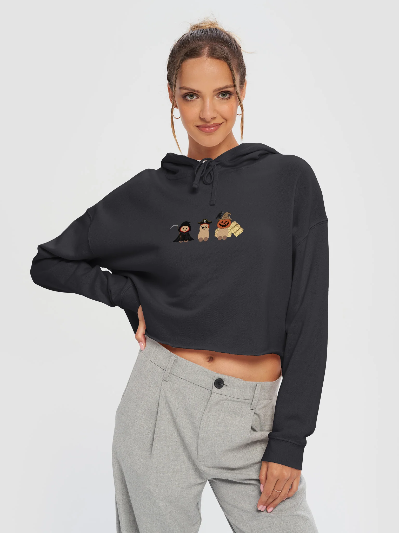 Dead Nuts Tell No Tales Cropped Hoodie product image (5)
