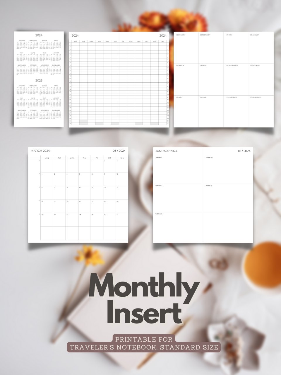 [2026] Dated Monthly Spreads - TN Standard Size product image (1)